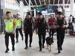 Polisi Meningkatkan Patroli untuk Hadapi Puncak Arus Balik di Bandara Soetta